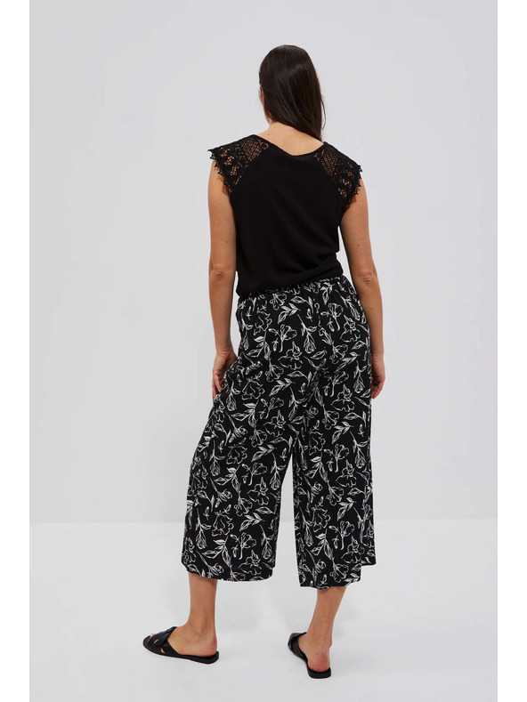 Moodo Nohavice s kvetinovým potlačou Moodo