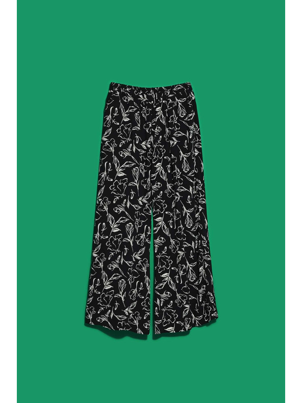 Moodo Nohavice s kvetinovým potlačou Moodo