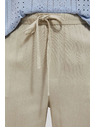 Moodo Pieskovové nohavice s rovnou nohavicou Moodo