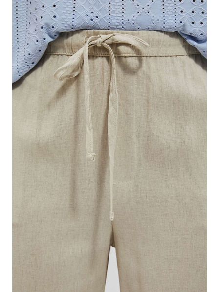 Moodo Pieskovové nohavice s rovnou nohavicou Moodo