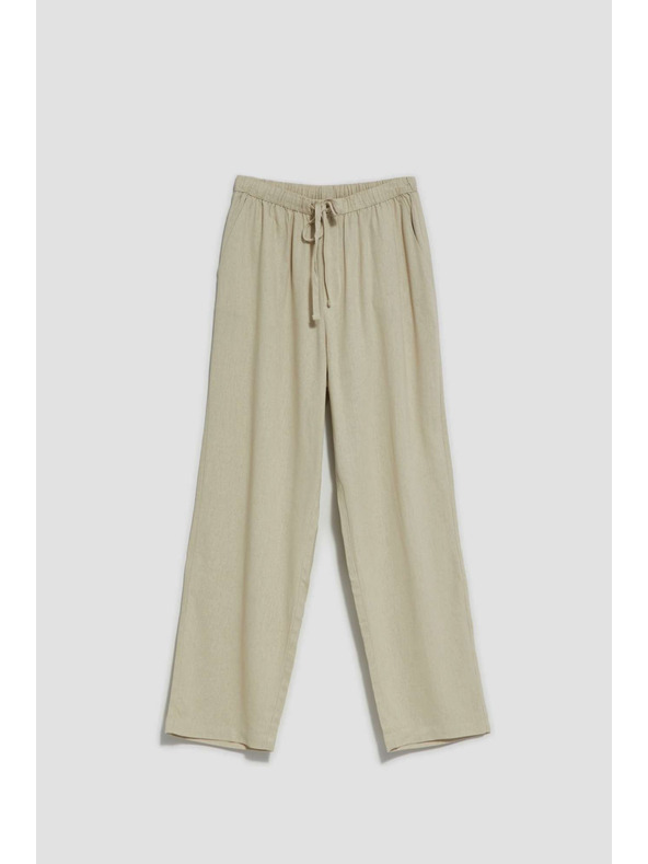 Moodo Pieskovové nohavice s rovnou nohavicou Moodo