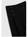 Moodo Čierne nohavicové sukne s gombíkmi Moodo