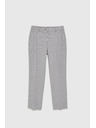 Moodo Šedé nohavice so štruktúrou Moodo