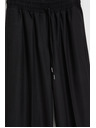 Moodo Čierne nohavice so širokými nohavicami Moodo