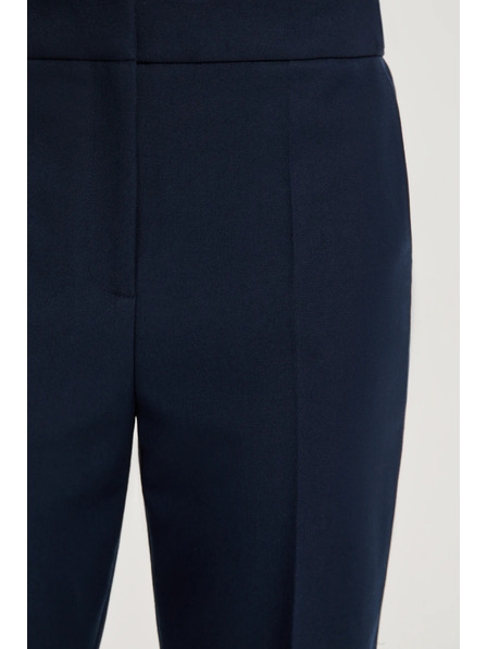 Moodo Tmavo modré nohavice s rovnými nohavicami v klase Moodo