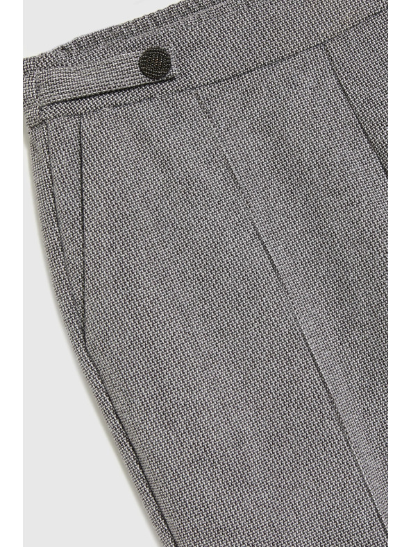 Moodo Šedé cigaretové nohavice Moodo