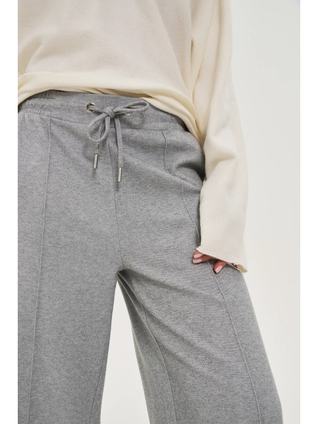 Moodo Sivé nohavice so širokými nohavicami Moodo