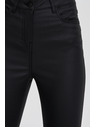 Moodo Voskované čierne nohavice Moodo
