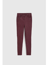 Moodo Voskované vínové nohavice Moodo