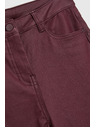 Moodo Voskované vínové nohavice Moodo