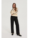 Moodo Čierne nohavice s opaskom Moodo