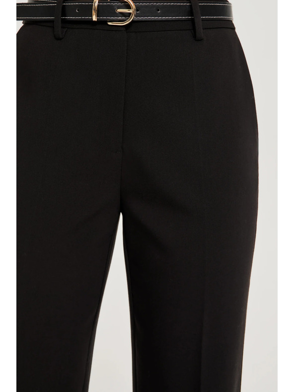 Moodo Čierne nohavice s opaskom Moodo