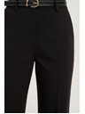 Moodo Čierne nohavice s opaskom Moodo