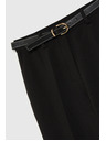 Moodo Čierne nohavice s opaskom Moodo