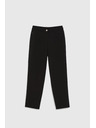 Moodo Hladké čierne nohavice Moodo