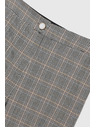 Moodo Šedé kockované nohavice Moodo