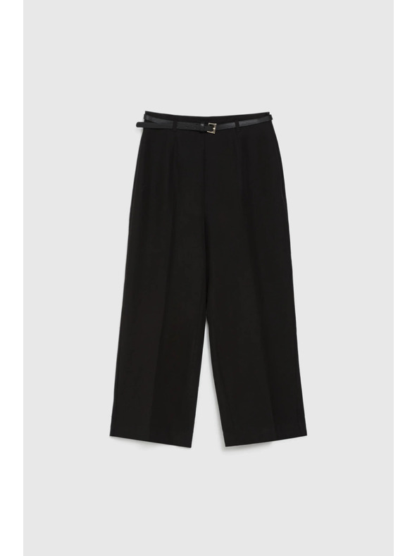Moodo Čierne nohavice s opaskom Moodo