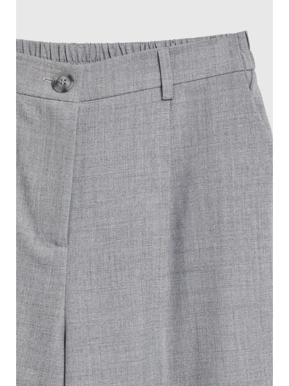 Moodo Šedé nohavice so štruktúrou Moodo