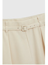 Moodo Béžové nohavice s opaskom Moodo