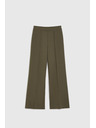 Moodo Hladké olivové nohavice Moodo