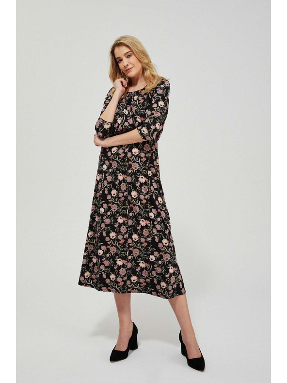 Moodo Šaty s kvetinovým potlačou Moodo