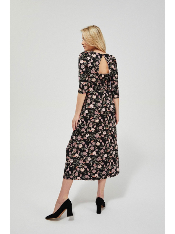 Moodo Šaty s kvetinovým potlačou Moodo