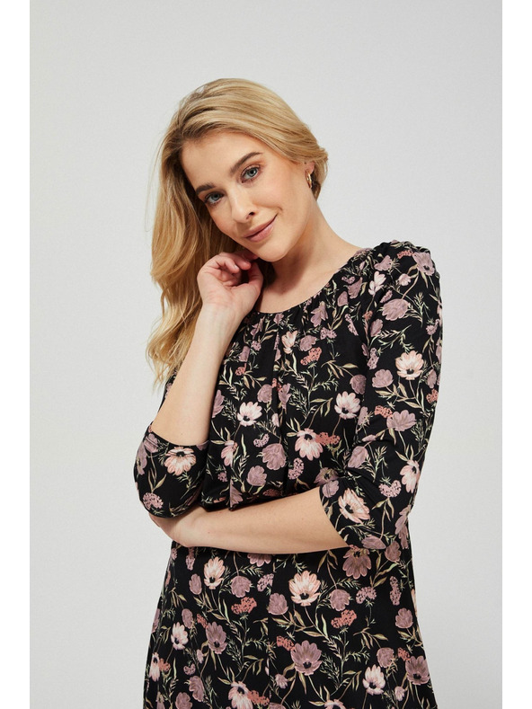 Moodo Šaty s kvetinovým potlačou Moodo