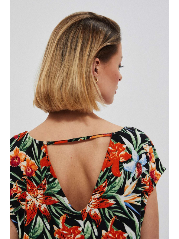 Moodo Šaty s kvetinovým potlačou Moodo