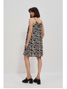 Moodo Viskózové šaty s kvetinovým vzorom Moodo