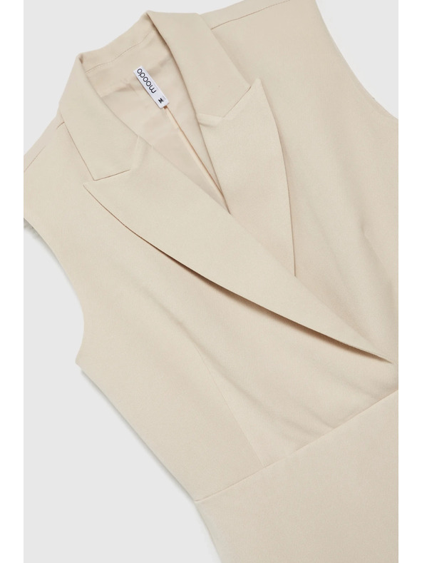 Moodo Elegantné šaty béžové Moodo