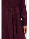 Moodo Vínové midi šaty Moodo