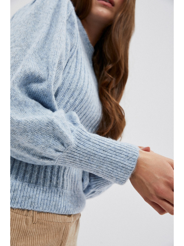 Moodo Sveter s nafúknutými rukávmi Moodo