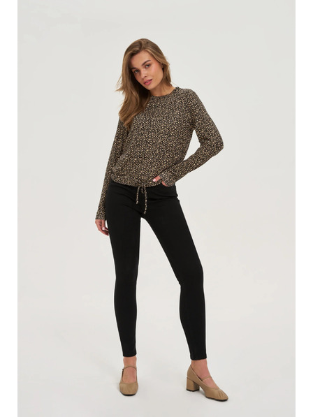 Moodo Sveter s jemným vzorom béžový Moodo