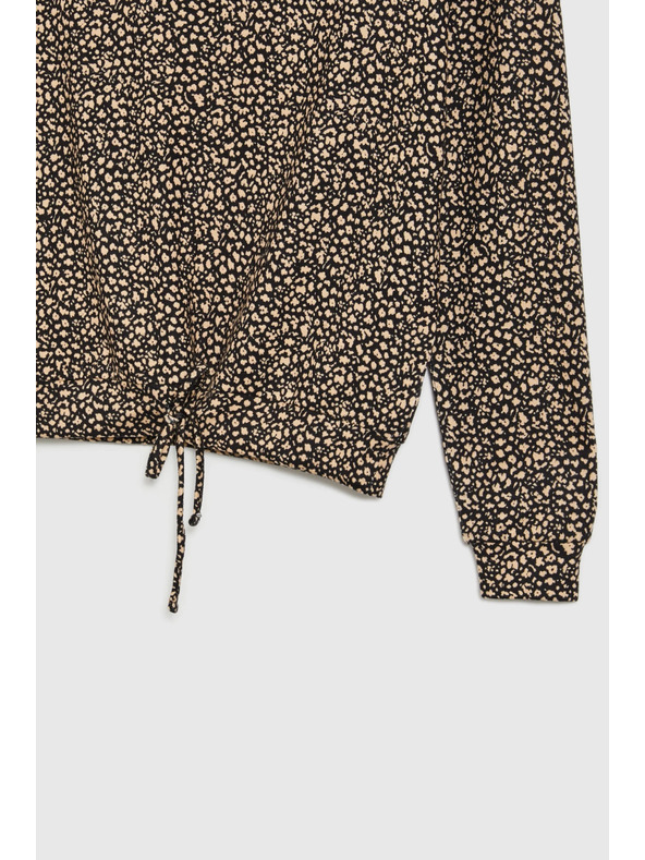 Moodo Sveter s jemným vzorom béžový Moodo