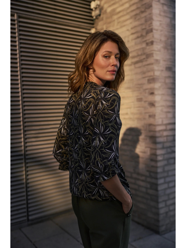 Moodo Sveter so vzorom čierny Moodo