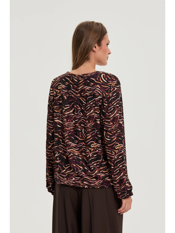 Moodo Sveter s dlhými rukávmi čierny Moodo