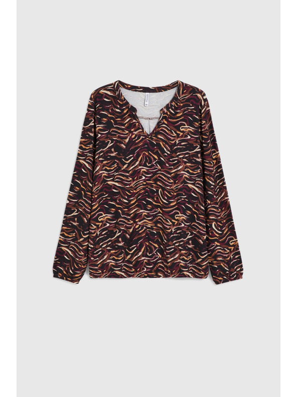 Moodo Sveter s dlhými rukávmi čierny Moodo