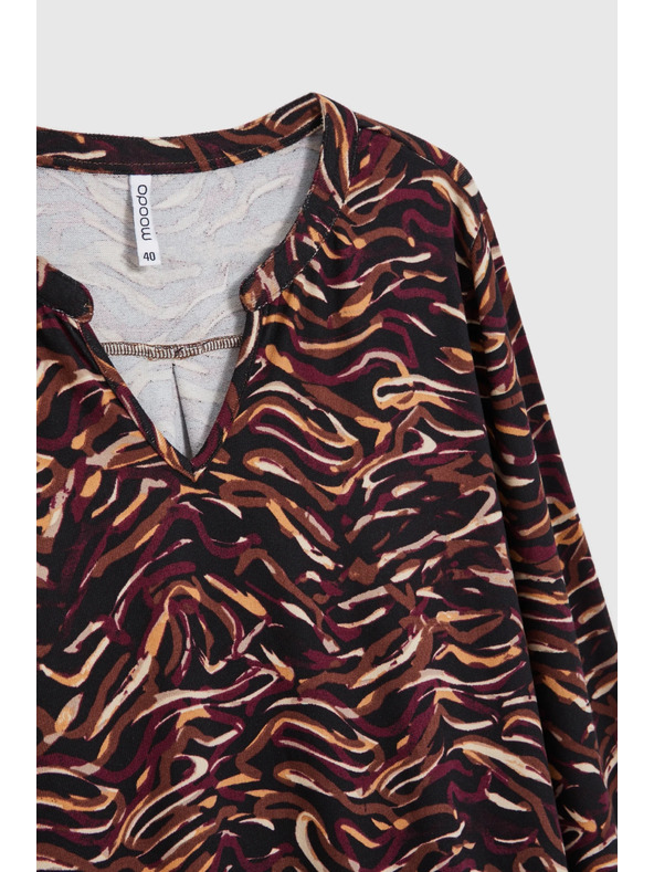 Moodo Sveter s dlhými rukávmi čierny Moodo