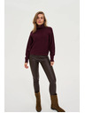 Moodo Sveter so stojačkou vínový Moodo