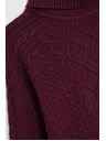Moodo Sveter so stojačkou vínový Moodo