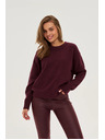 Moodo Hladký sveter burgundský Moodo