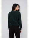 Moodo Tmavo zelený kardigán Moodo