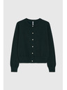 Moodo Tmavo zelený kardigán Moodo