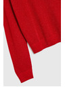 Moodo Sveter z viskózy červený Moodo