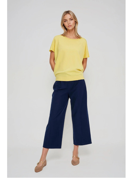 Moodo Tenký sveter žltý Moodo