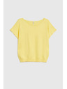 Moodo Tenký sveter žltý Moodo
