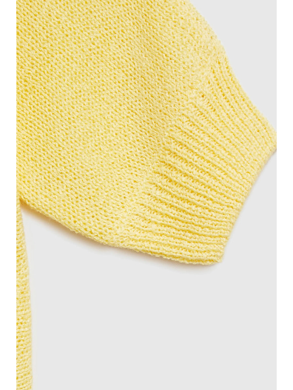 Moodo Tenký sveter žltý Moodo