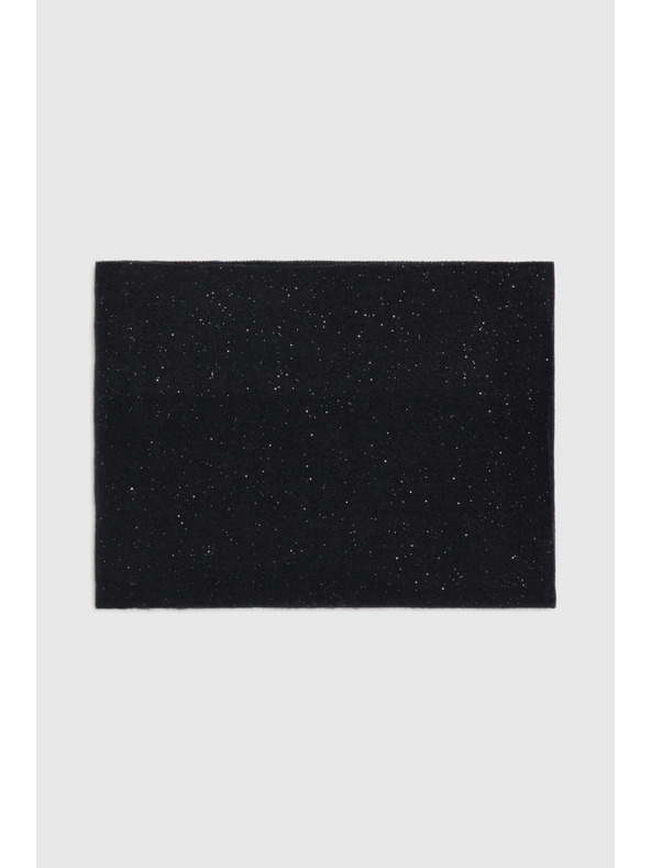 Moodo Hladký čierny šál Moodo