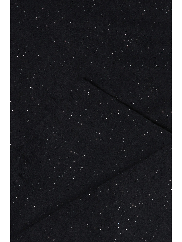 Moodo Hladký čierny šál Moodo