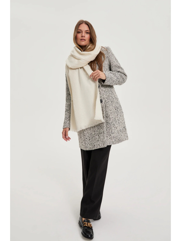 Moodo Hladký béžový šál Moodo